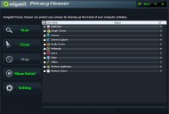 Amigabit Privacy Cleaner screenshot